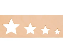 Coffret traçage formes géométriques - 8 pochoirs bois