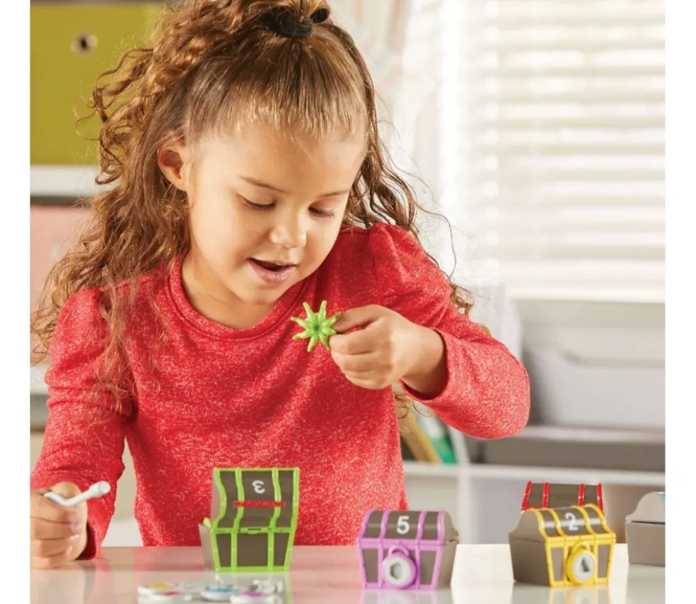 Coffret trésor surprise Pirate : tri et motricité mathématiques