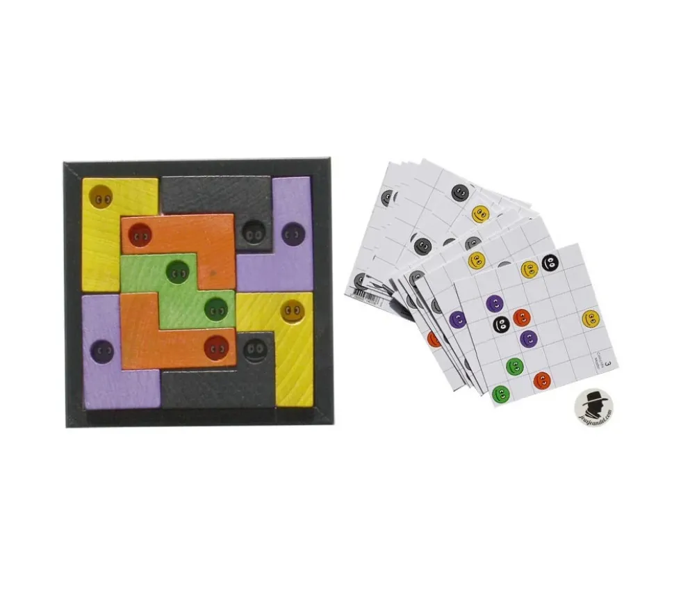 Coincidix master en bois - jeu casse tête évolutif