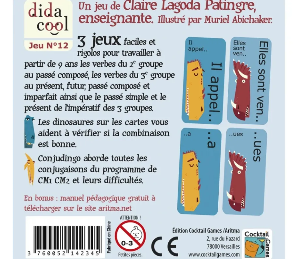 Conju Dingo CM1/CM2 - jeu des conjugaisons