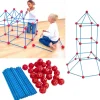 Constructions géantes - jeu assemblage boules et tiges à emboîter