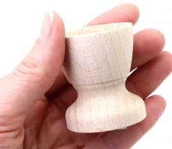 Coquetier en bois naturel 5 cm de hauteur