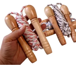 Corde à sauter bois - jouet enfant