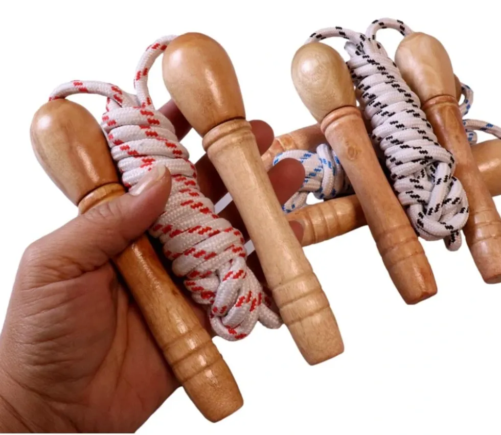 Corde à sauter bois - jouet enfant