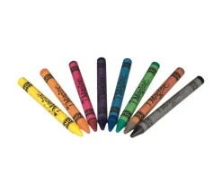 8 crayons de couleur textile pour tissu