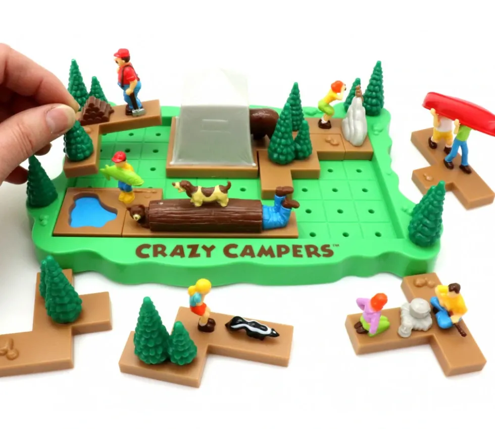 Crazy Campers - jeu casse tête évolutif avec pentamino camping