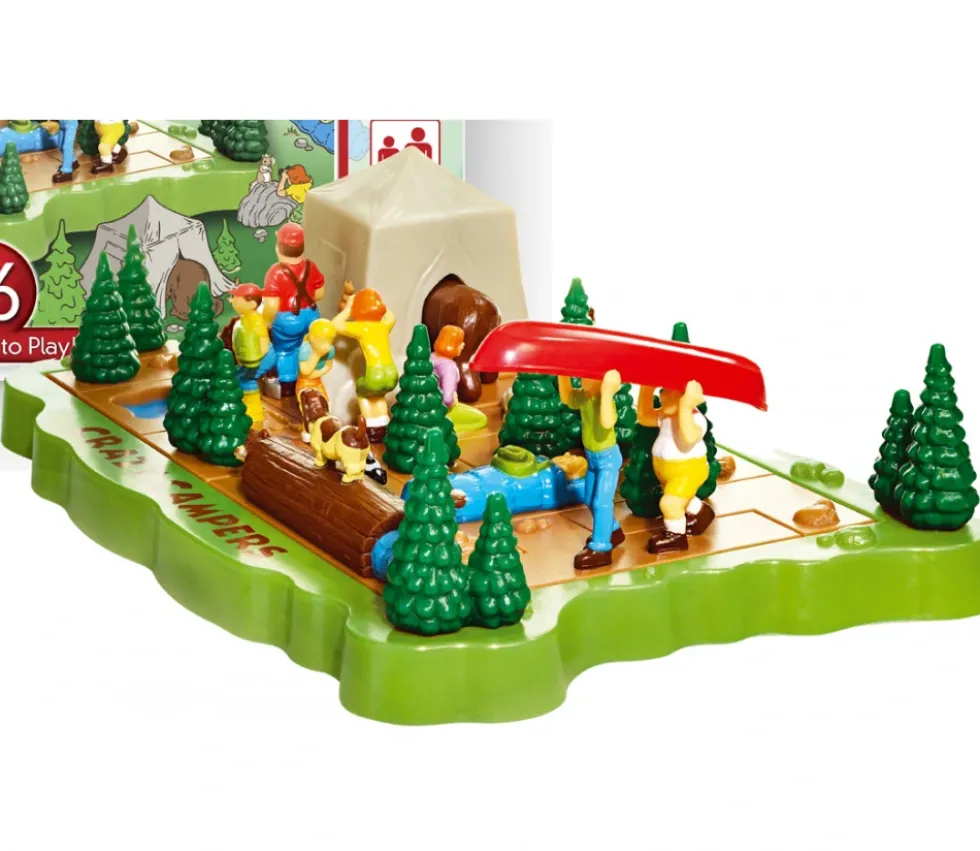 Crazy Campers - jeu casse tête évolutif avec pentamino camping