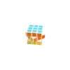Cube 5.5 cm jeu de patience 6 faces couleurs