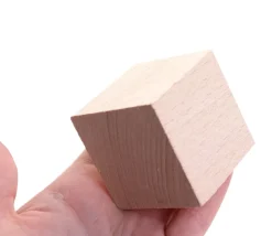 Cube en bois 5 cm à l'unité