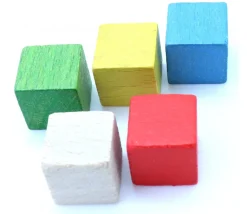 Cube en bois 1.6 cm. 16 x 16 x 16 mm pour jeu achat en ligne à l'unité