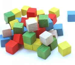 Cube en bois 1.6 cm. 16 x 16 x 16 mm pour jeu achat en ligne à l'unité