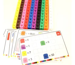 Cubes Math - set activités - 100 cubes + 15 fiches