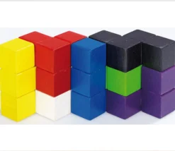 Cube SOMA 7 cm composé de cubes 2.3 x 2.3 cm en bois