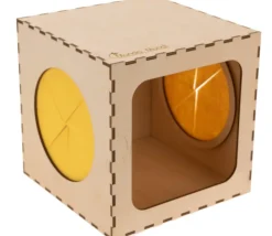 Cube tactile mystère - Boite à piocher 20x20 cm