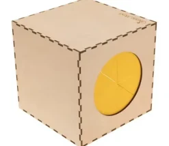 Cube tactile mystère - Boite à piocher 20x20 cm