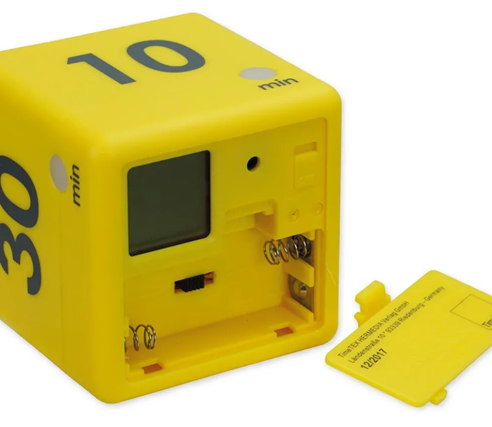 Cube timer électronique - minuteur sablier 10 / 15 / 20 et 30 minutes