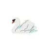 Cygne en bois 80 x 47 x 15 mm
