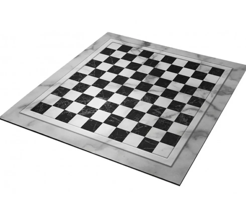 Damier tapis de jeu Dames enroulable 50x50 cm (sans les pions)