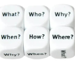 Dé anglais pronom interrogatif what, how, when, where, who, why
