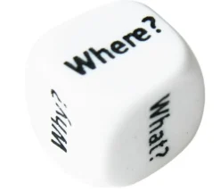 Dé anglais pronom interrogatif what, how, when, where, who, why