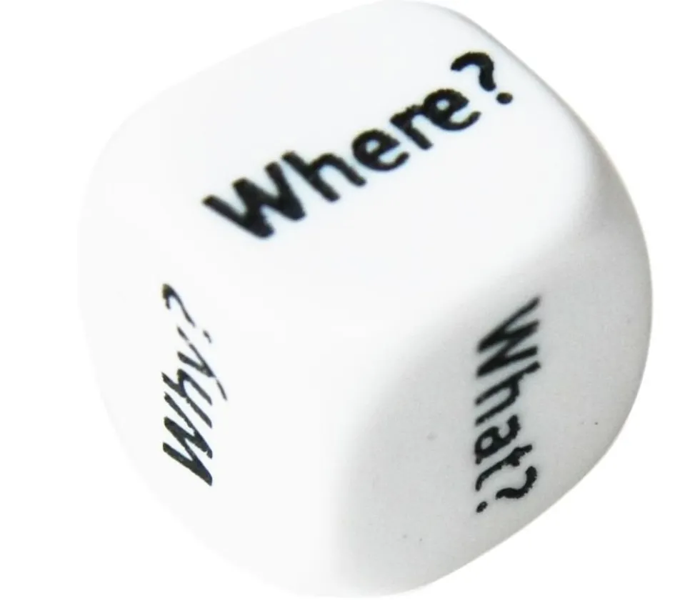Dé anglais pronom interrogatif what, how, when, where, who, why