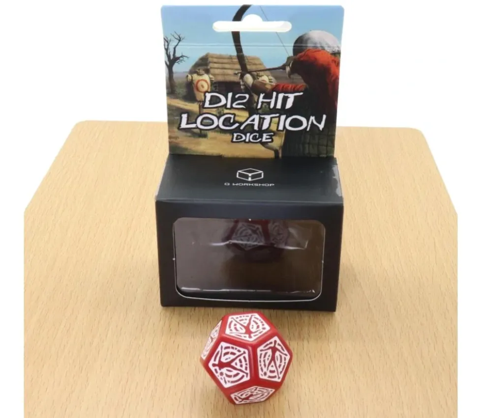Dé Corps combat actions points de frappe 12 faces