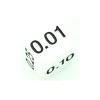 Dé décimal 0.01, 0.05, 0.25, 0.10, 0.50, 1