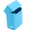 Deck box BLEU clair- Boite cartes de jeux - plastique 9.5 x 7 x 4.5 cm