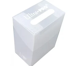 Deck box - Boite cartes de jeux - plastique transparent 9.5 x 7 x 4.5 cm
