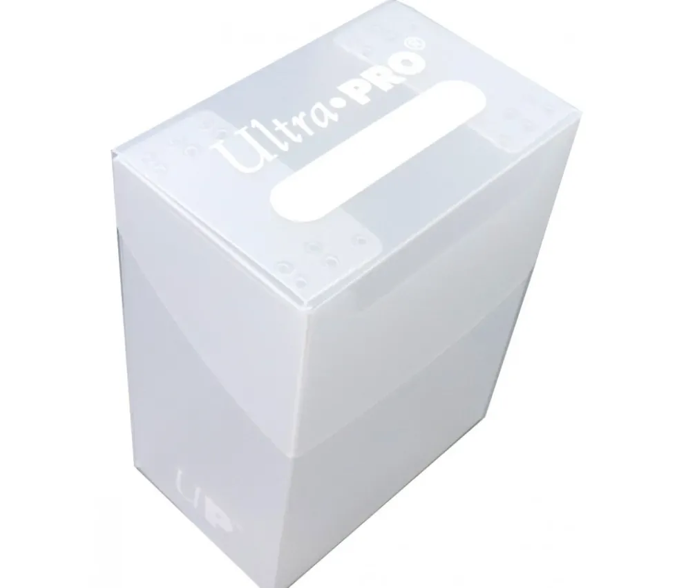 Deck box - Boite cartes de jeux - plastique transparent 9.5 x 7 x 4.5 cm
