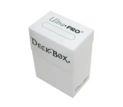 Deck box - Boite cartes de jeux - plastique blanc 9.5 x 7 x 4.5 cm