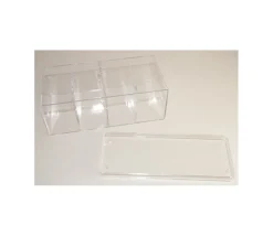 Deck box - Boite 4 compartiments plastique 20 x 9.5 x 7 cm