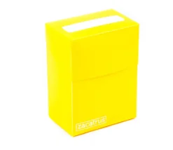 Deck box JAUNE boite pour cartes 9.5 x 7 x 4.5 cm Zacatrus