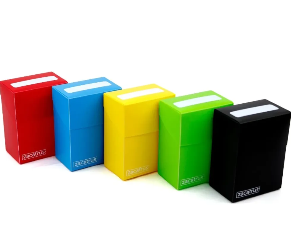 Deck box JAUNE boite pour cartes 9.5 x 7 x 4.5 cm Zacatrus