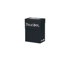 Deck box NOIR- Boite cartes de jeux - plastique 9.5 x 7 x 4.5 cm