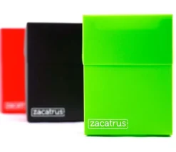 Deck box VERTE boite pour cartes 9.5 x 7 x 4.5 cm Zacatrus