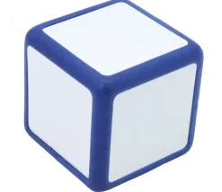 Dé effaçable neutre 5 x 5 cm et magnétique