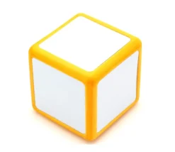 Dé effaçable neutre 5 x 5 cm et magnétique