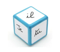 Dé effaçable neutre 5 x 5 cm et magnétique