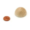 Demi-Boule 3 cm en bois - dôme hêtre diamètre 30 mm