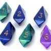 Dé 6 faces baril nacré - barrel dice à l'unité (couleur mise au hasard)