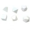 Dé 4 faces blanc neutre sans marquage 2 cm