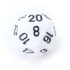 Dé 20 faces couleurs opaques jeux de rôle -D20 à l'unité