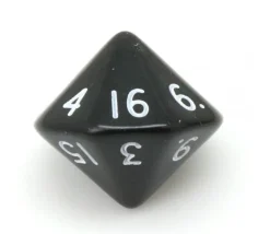 Dé 16 faces D16 à l'unité (couleur mise au hasard)