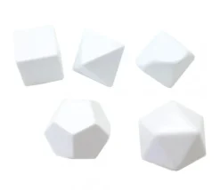 Dé 12 faces neutre géant à personnaliser