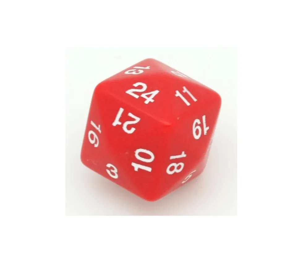 Dé 24 faces opaque D24 de jeu