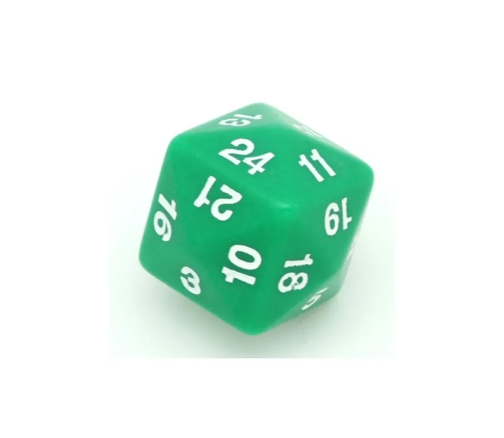 Dé 24 faces opaque D24 de jeu