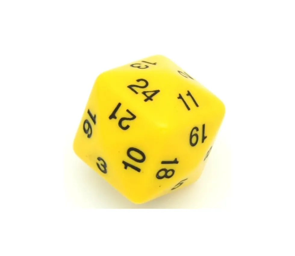 Dé 24 faces opaque D24 de jeu
