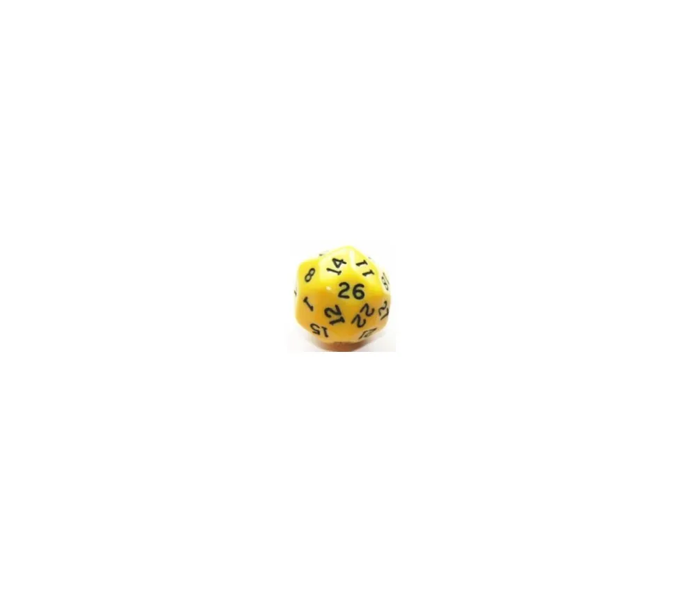 Dé 30 faces opaques D30 de jeu à l'unité