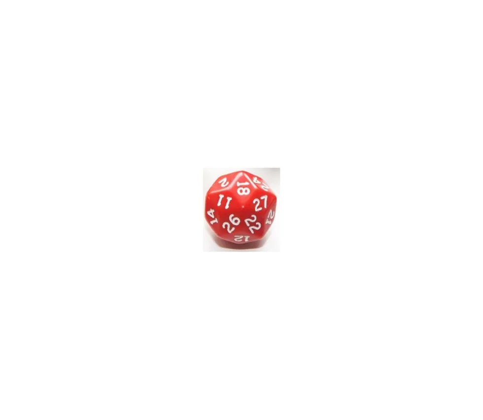 Dé 30 faces opaques D30 de jeu à l'unité